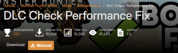 DLC Check Performance Fix